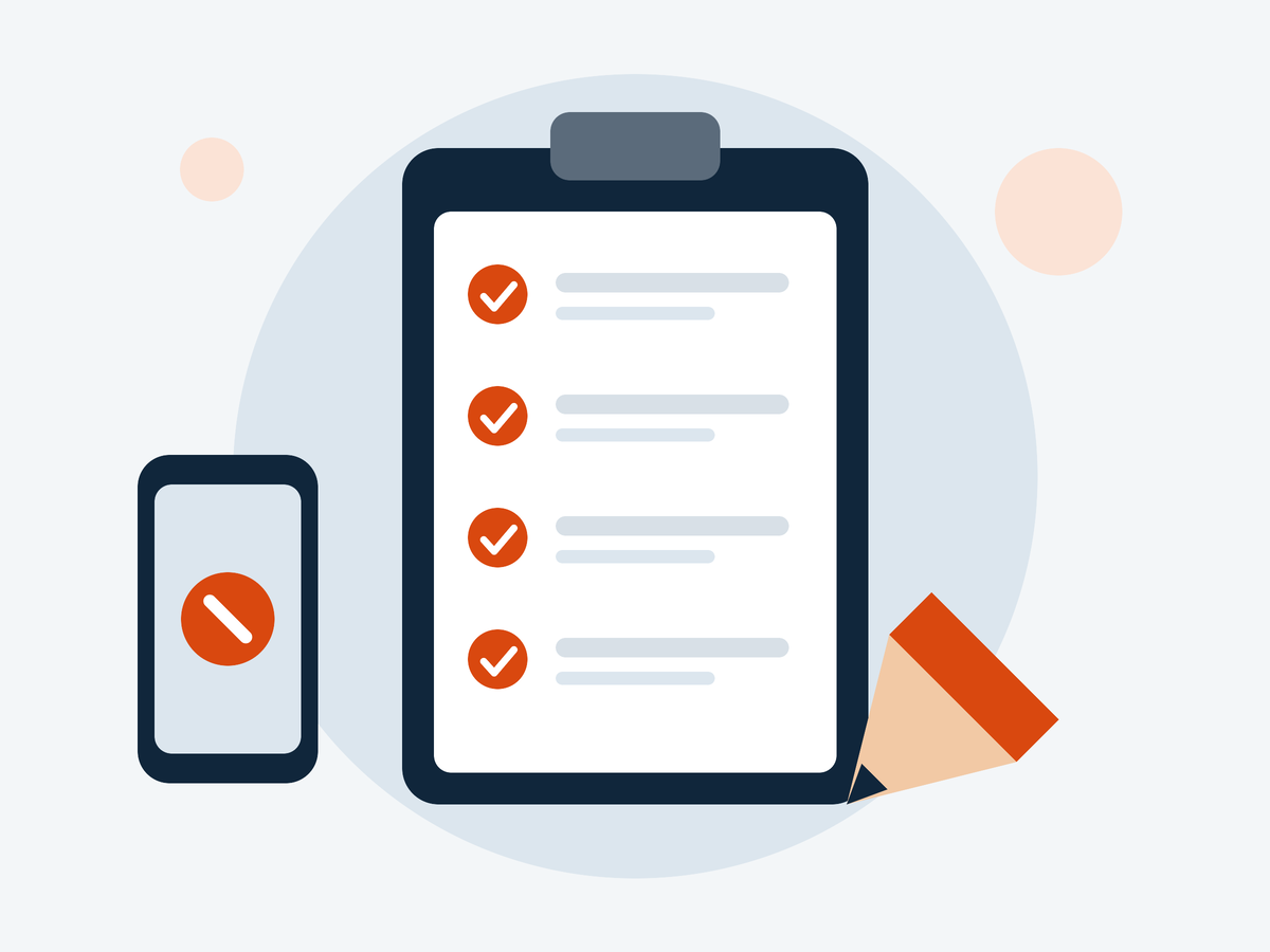 Liste de verification et telephone pour preparer une demande de depannage